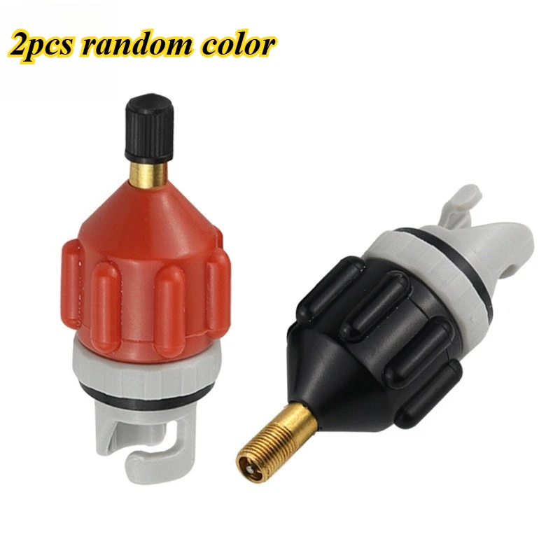 2pcs Random Color SUP Pump Adapter Valve Connector Inflatable Boat Paddle Board Air Pump Conversion Nozzle