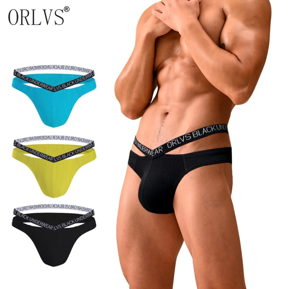 

Briefs Sexy Low Waisted Men's Thong Thin Cotton Close Fitting Hip Lifting U Convex Pocket Big Sexy Men Underwear. 남자 보정속옷 1-4pcs
