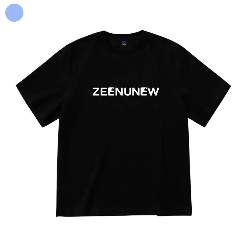 New Thai drama Cutie Pie CutiePieSeries ZeePruk NuNew ZeeNunew ZeeNew Costume casual loose student short-sleeved t-shirt Gift