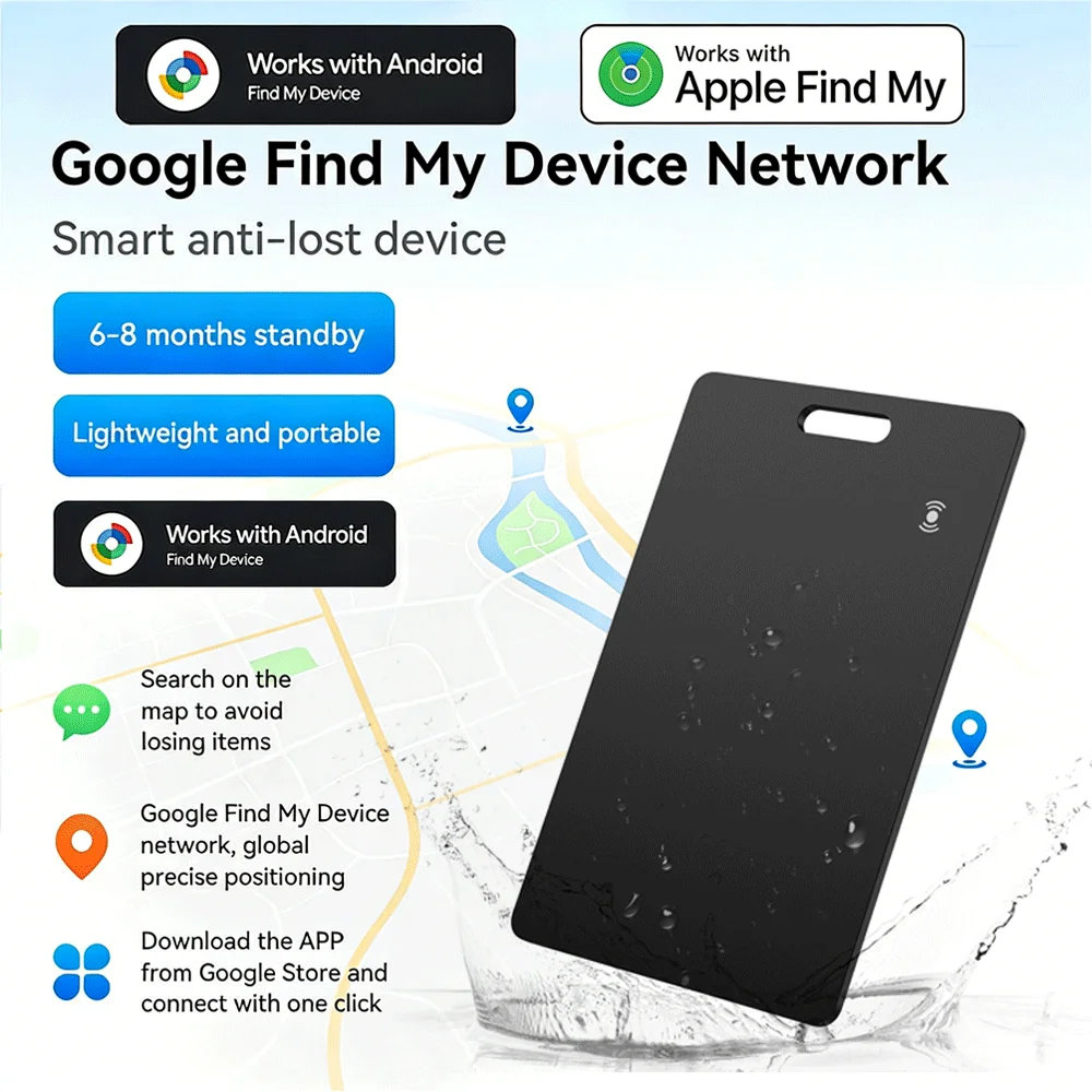 

Умный трекер K2 с двойной системой Bluetooth, совместимый с iOS и Android | Устройство для предотвращения потери: локатор для ключей, домашних животных, кошельков, чемоданов, велосипедов