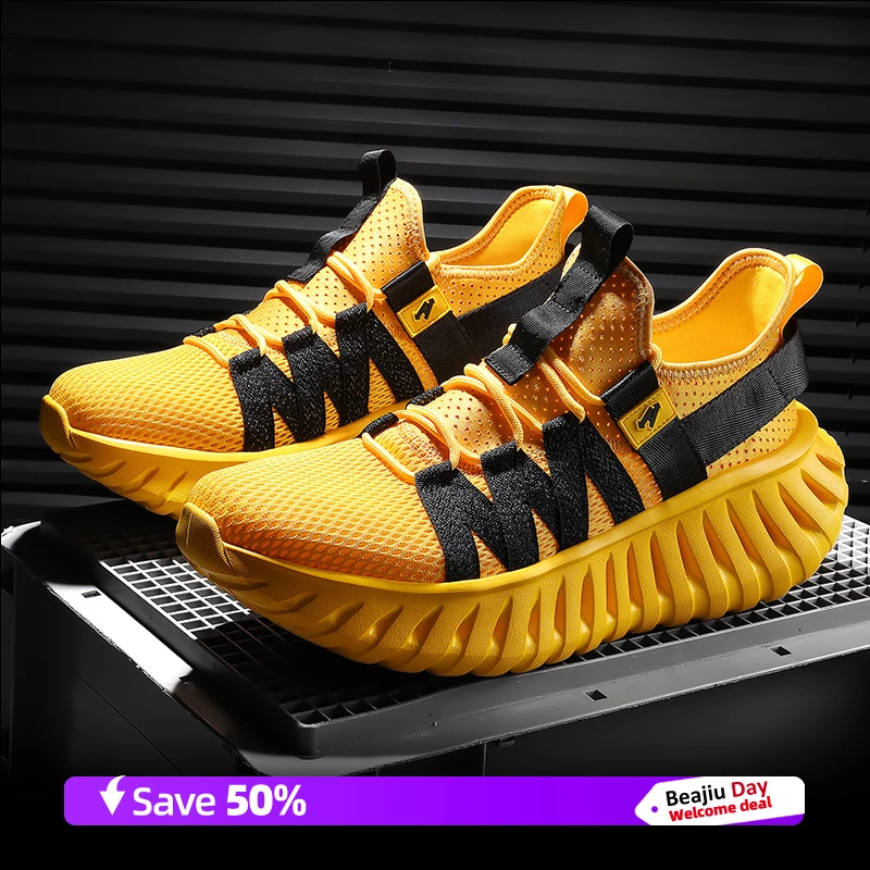 

Men Sports Running Shoes Casual Mesh Surface Breathable Lightweight Women's Comfortable Athletic Nonskid Walking Sneakers