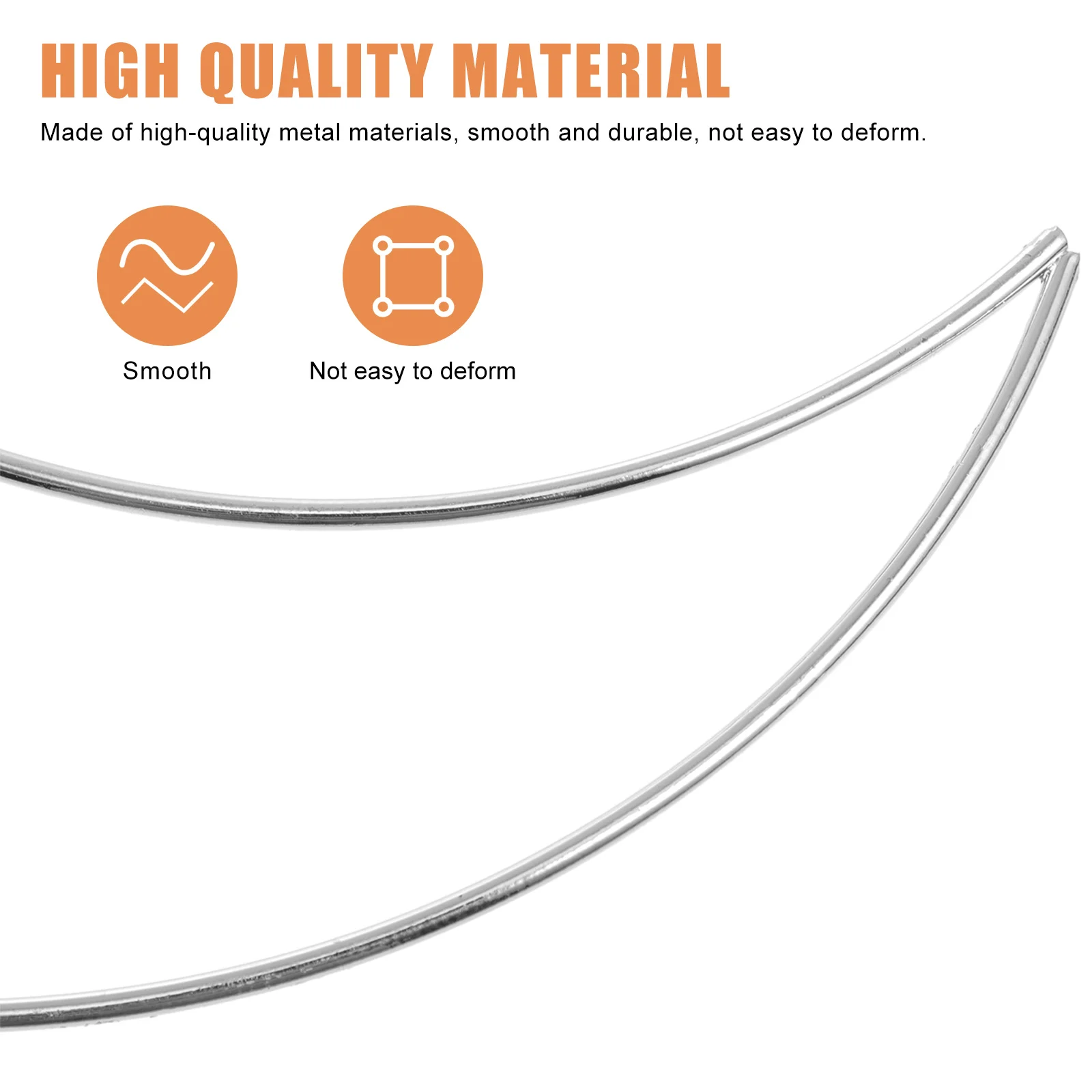 

3Pcs Dream Catcher Rings Iron Circles Silver Color DIY Macrame Wedding Wreath Hoops Xmas Craft Material