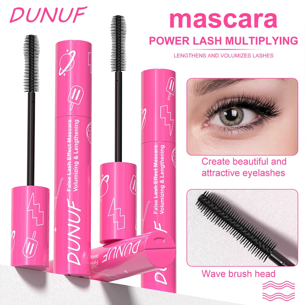 1 pz mascara per ciglia in fibra impermeabile per ciglia ricci spesse arricciatura duratura perfetta per l'uso quotidiano e l'allenamento ciglia di lunga durata