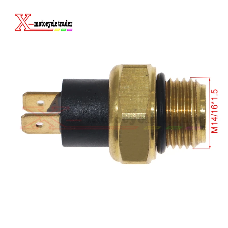 newest M16/M14 Radiator Thermal Fan Switch Thermostat For 250cc Water Cooled ATV Quad Scooter Motorcycle Parts