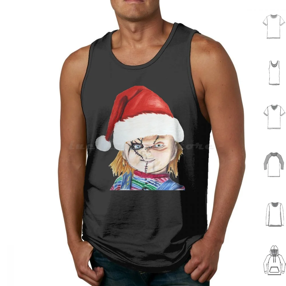 

The Christmas Chucky Tank Tops Vest Sleeveless Chucky Chucky Tv Series Bride Of Chucky Chucky Doll Seed Of Chucky Curse Of