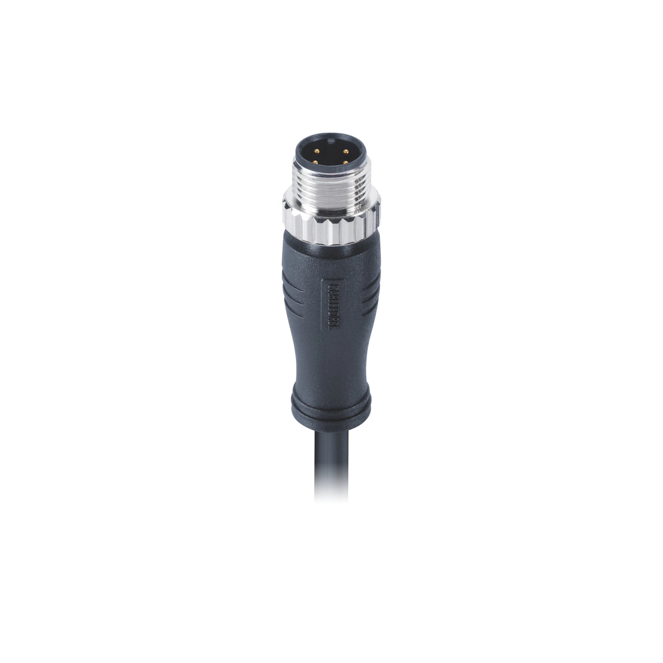 61076-2-101 M12 Connector Male 4pin a Code Connector Molded 0.5m PVC Cable,free End