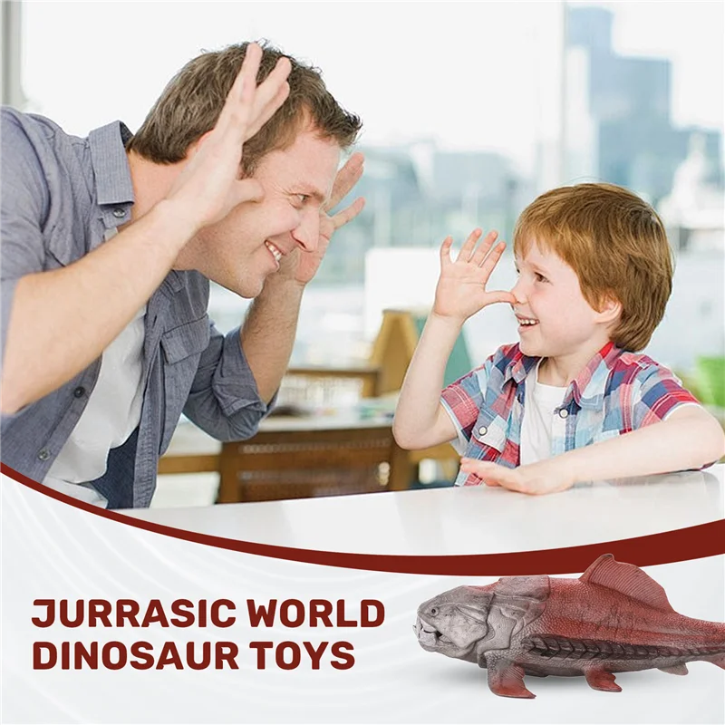 A63T-20Cm dinosaures modèle Dunkleosteus dinosaure poisson décoration figurine modèle pour enfants Collection Brinquedos