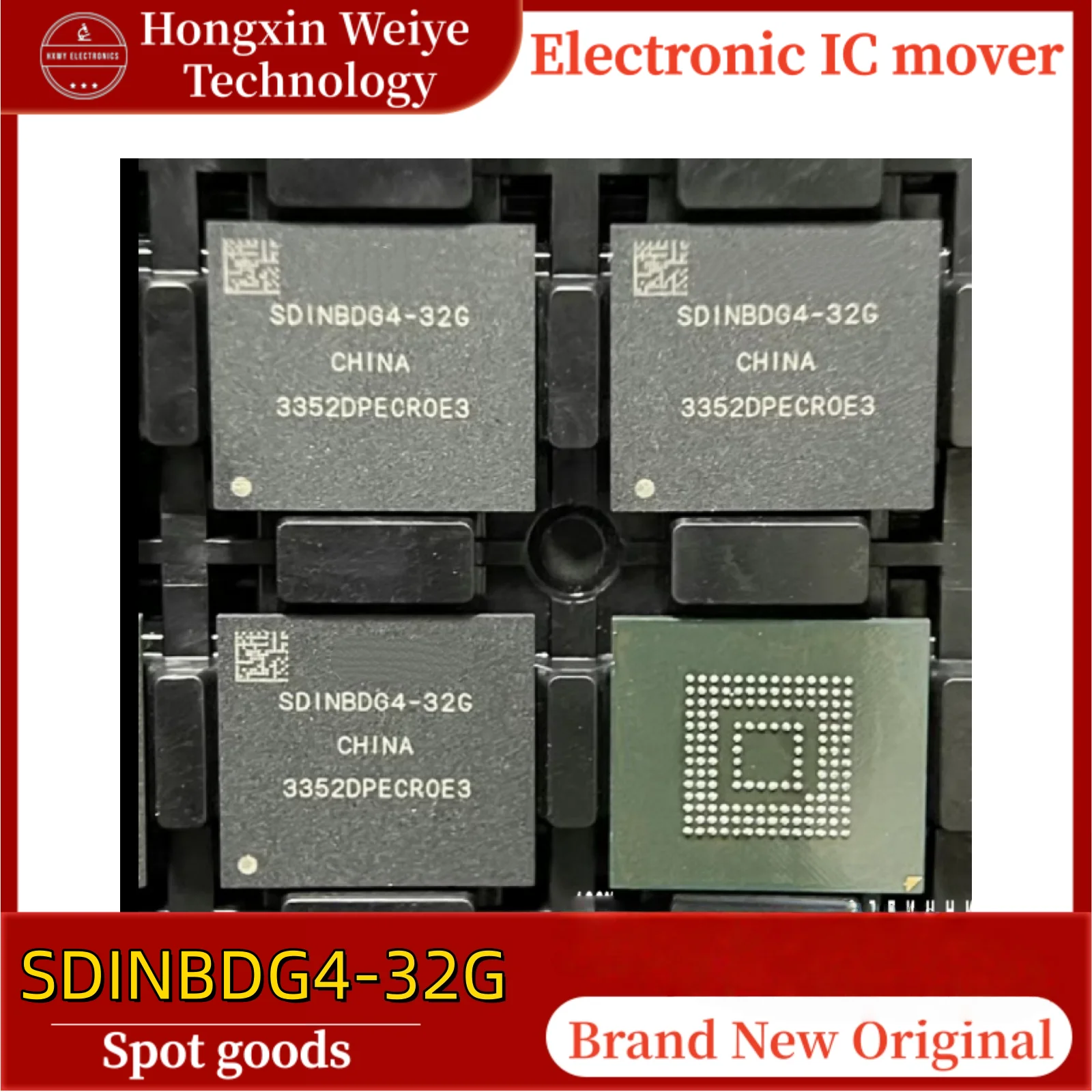 

1/10 pcs SDINBDG4-32G BGA153 EMMC 32G memory chip brand new in stock free shipping