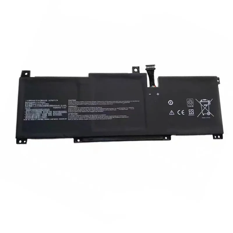 11.4V 52.4Wh BTY-M49 Laptop Battery For MSI   Prestige 14 A10SC-057RU A10SC-009 A10RB-015CN i7-10710U A10RAS A10M MS-14C1 MS-14D