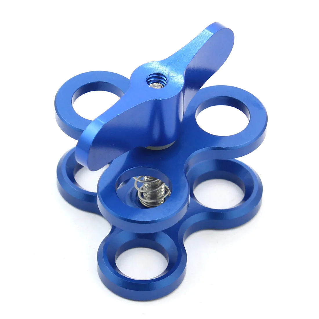 Dreifach-Schmetterlings clip 1 "Kugelkopf-Befestigungs halterung für Gopro 13 Insta360 x4 Tauch schale Ring Licht kugel klemme Stativ kugel adapter – Detail 21