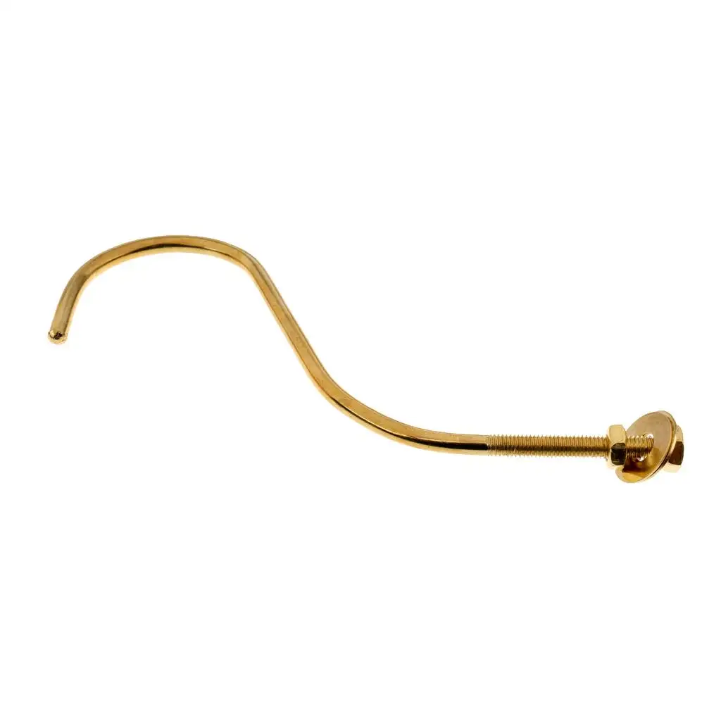 

Premium Copper Table Hook for Billiard Cues Brass Edge Mount Holder Pool Stick Accessories for Game Table
