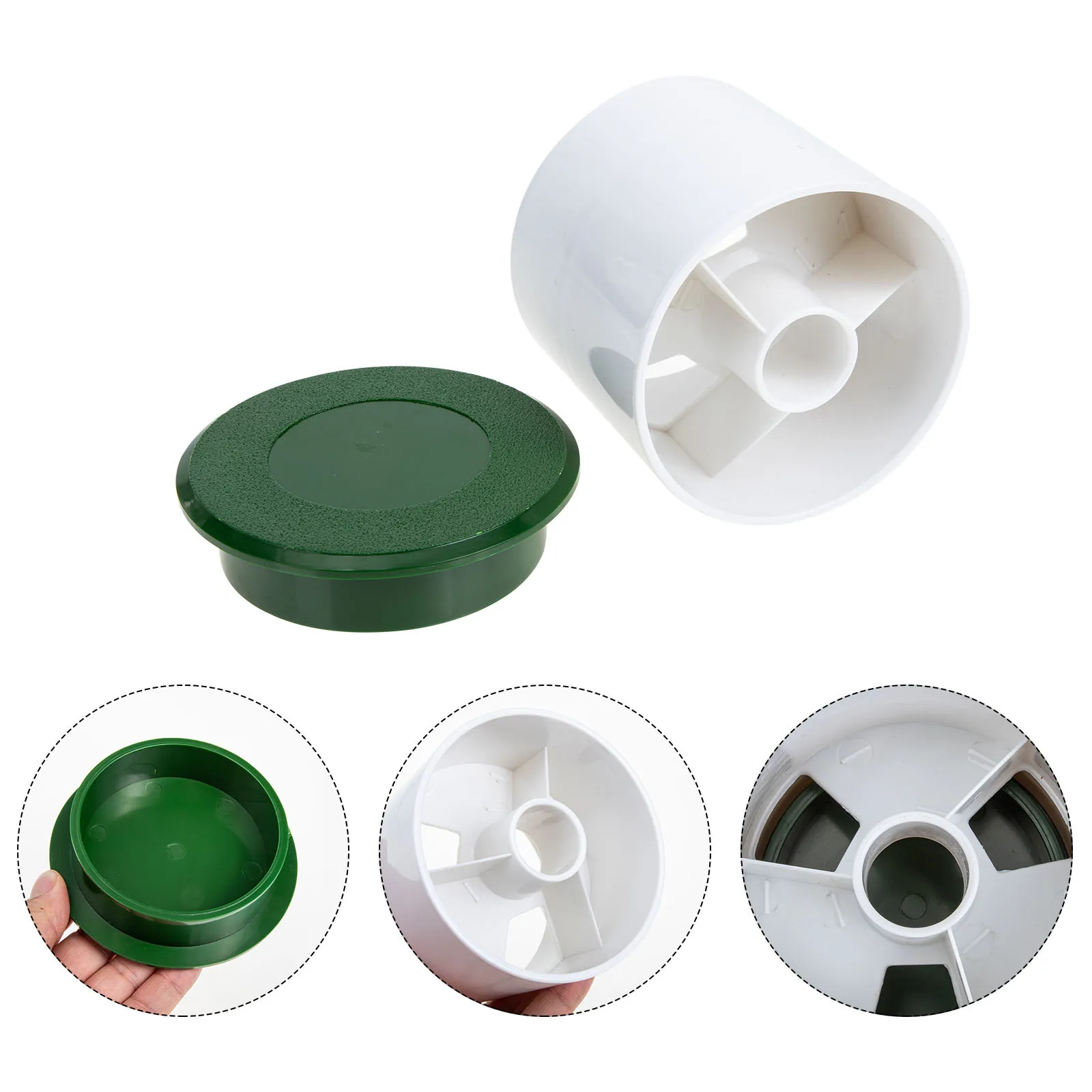 

1Set Putting Hole Cup Cover with Lid Premium Golf Practice Supplies Waterproof Portable Golf Training Tools for Beginners and