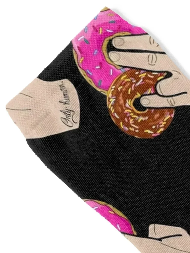 Two-in-the-Pink-One-in-the-Stink-donut Socks Stockings man moving stockings sheer Socks For Man Women's