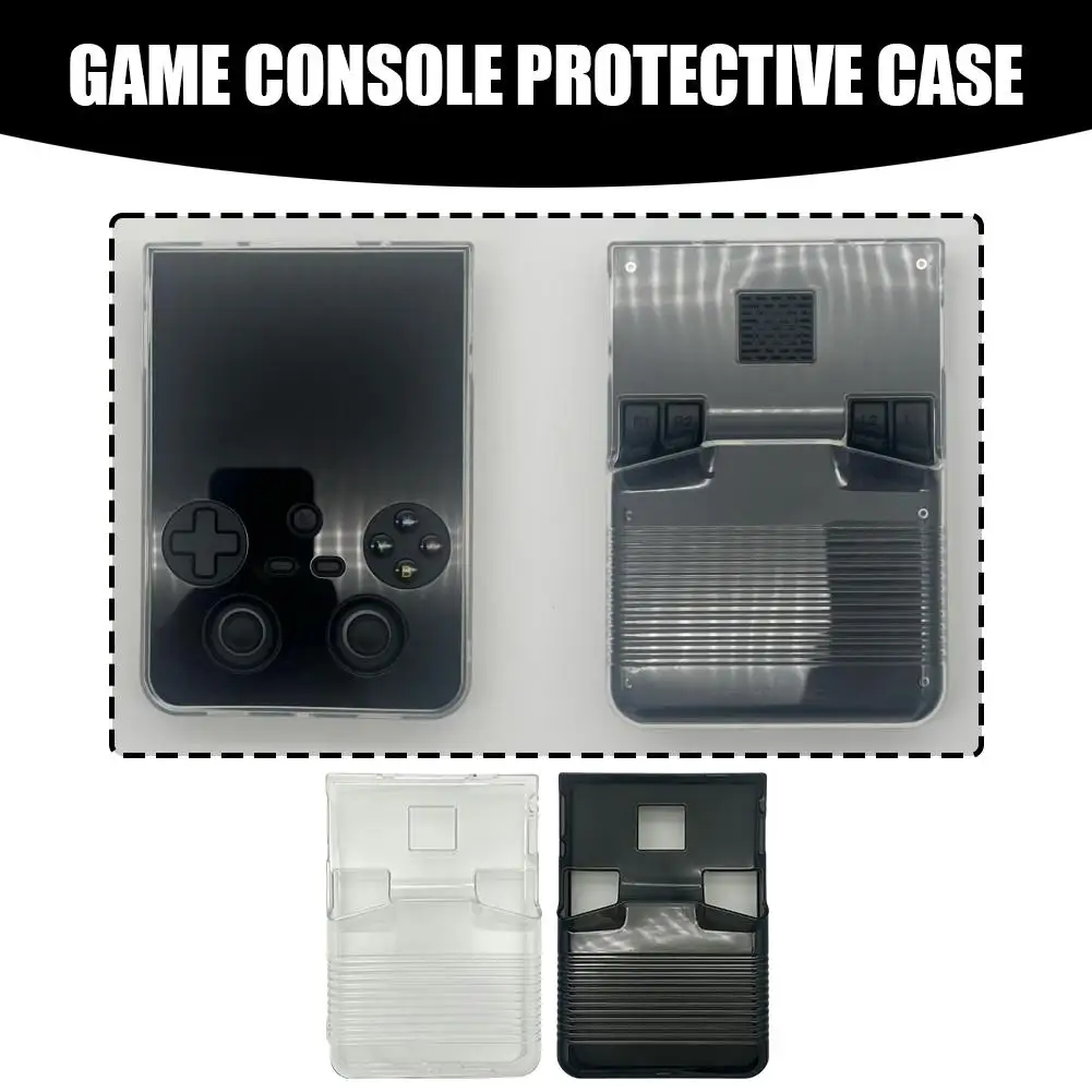 For ANBERNIC RG 477V Silicone Protective Case Anti-Scratch Soft Gaming Handheld Protective Case Transparent Game Accessories
