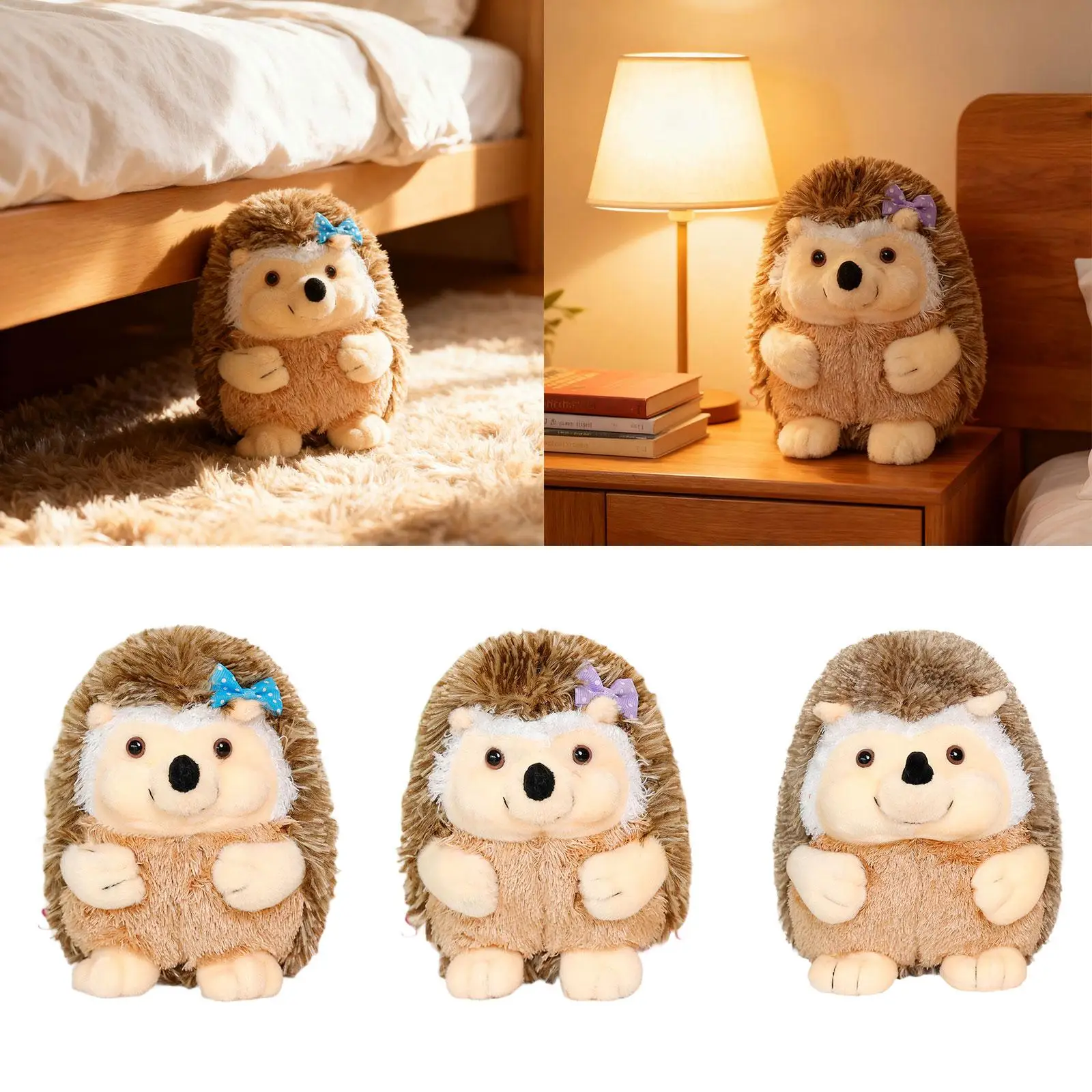 Hedgehog Animal Doll Soft Stuffed Animal Plush Toy for Teens Children Kids