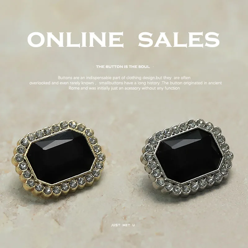 

6 шт./партия, металлические пуговицы для рукоделия, одежды