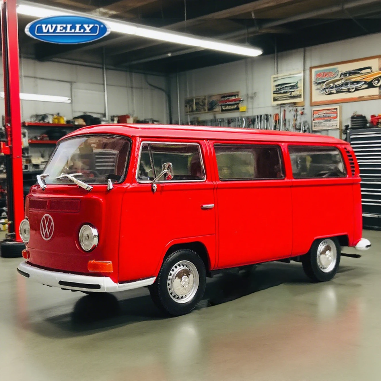 

WELLY 1:24 Volkswagen VW T2 T1 BUS легкосплавный автомобиль, литье под давлением и игрушечный транспорт, модель автомобиля, миниатюрная масштабная модель автомобиля, игрушка для детей
