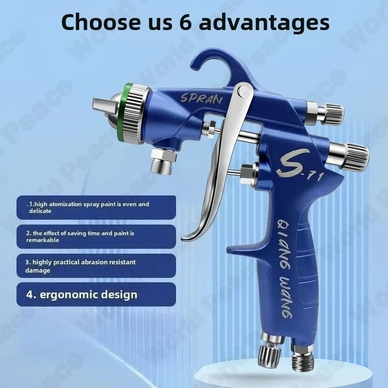 

Oil Pump Spray Gun with Specially Designed S-71/W101 Diaphragm Professional Pump Airbrush for Oil Painting and Coating