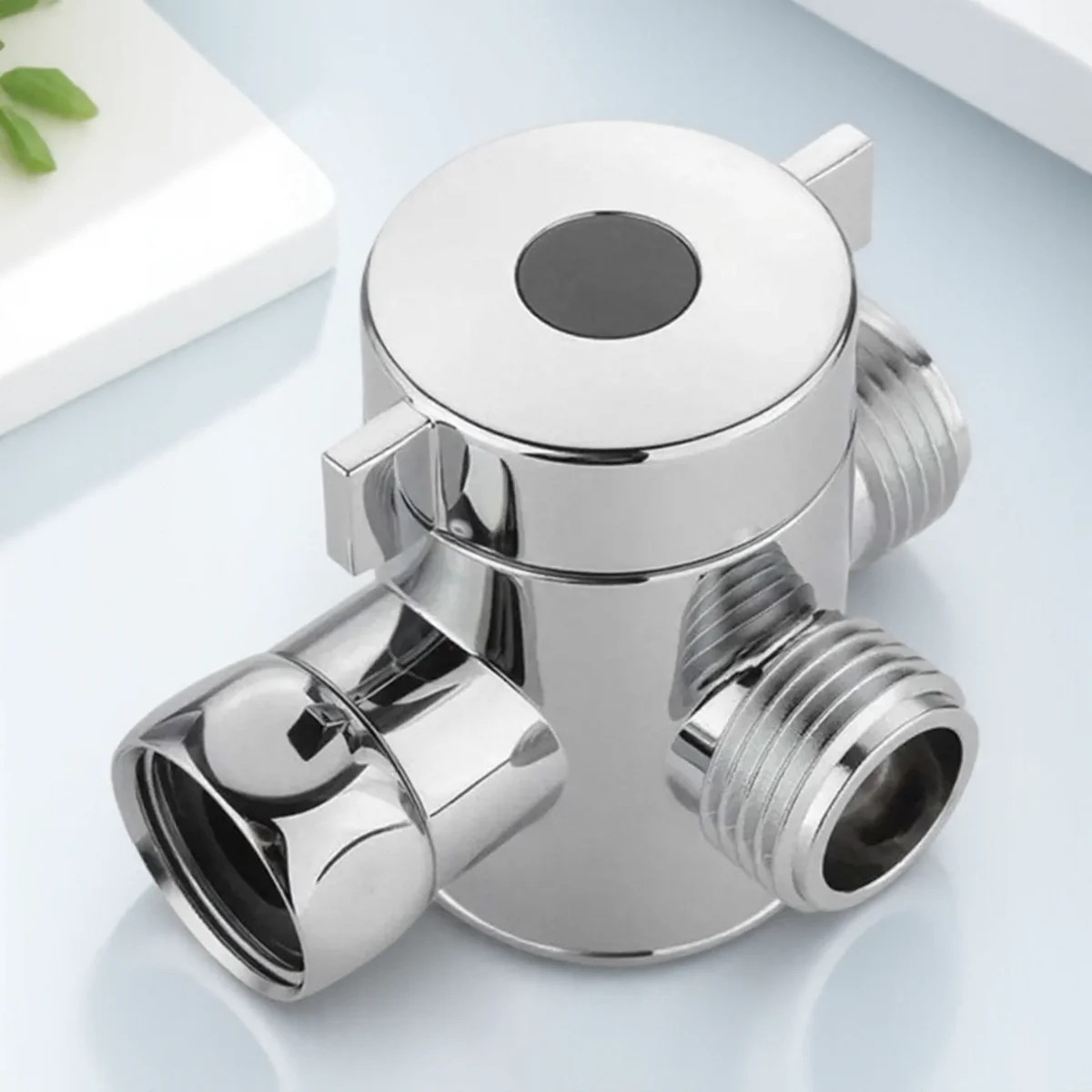 

Многофункциональный 3-ходовой переключающий клапан для душевой лейки G1 2 Трехфункциональный переключатель-адаптер Разъем