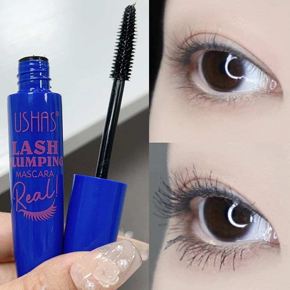 Waterproof 5D Silk Fiber Mascara Lengthens Eyelashes Extension Black Brown Mascara Female Non-smudge Mascara Makeup Cosmetics