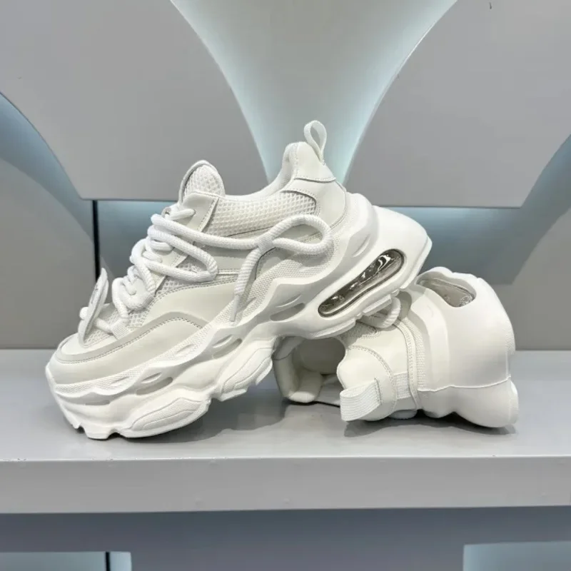 Men\'s Chunky Sneakers Original Brand Casual Shoes Air Cushion Sport Running Shoe Breathable Tennis Shoes Platform Shoes for Men