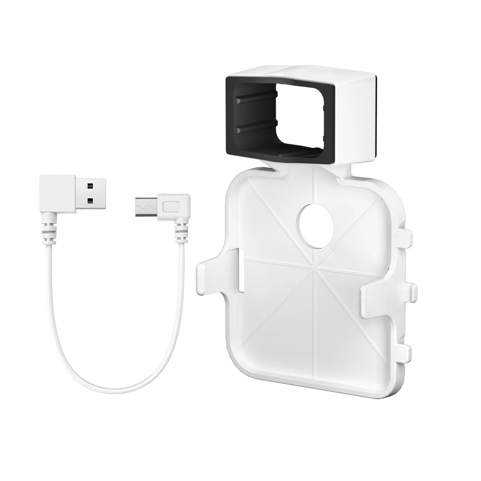 Outlet Wall Mount for Blink Sync Module 2 Mount Bracket Holder for Blink Outdoor Camera No Messy Wires with Short Charging Cable