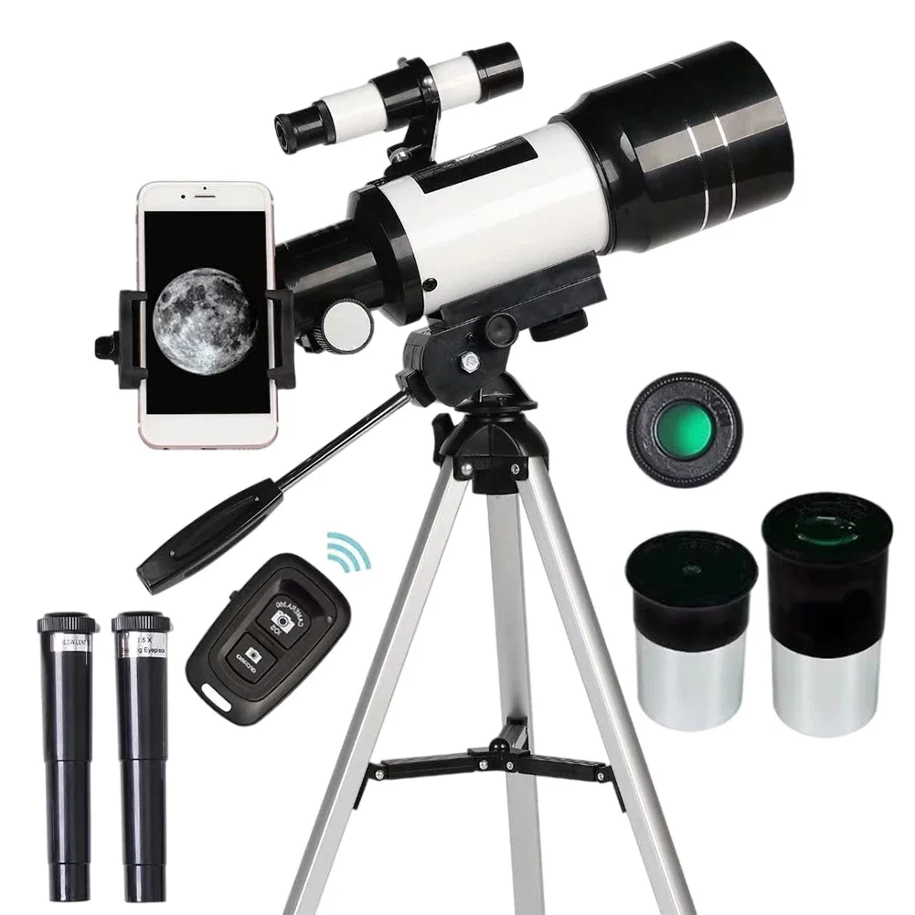 Travel Telescope Astronomical Refractor Telescopes 15X-150X Astronomical Refracting Telescope Astronomy Beginners Gifts