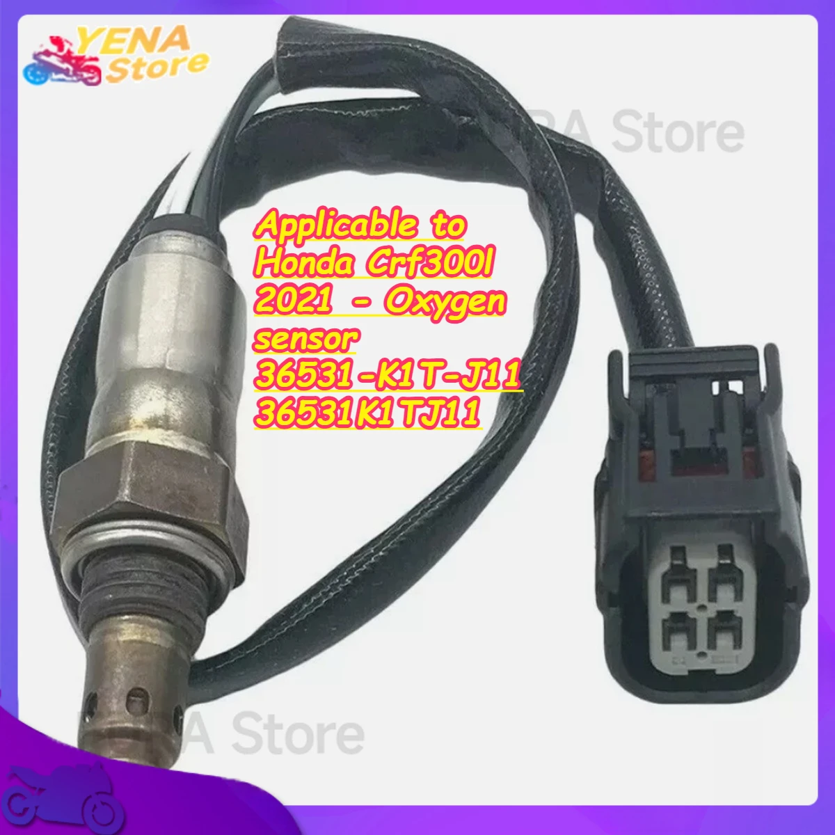 

New is applicable to Honda Crf300l 2021 - Oxygen sensor 36531-K1T-J11 36531K1TJ11 - O2 oxygen sensor - Motorcycle parts