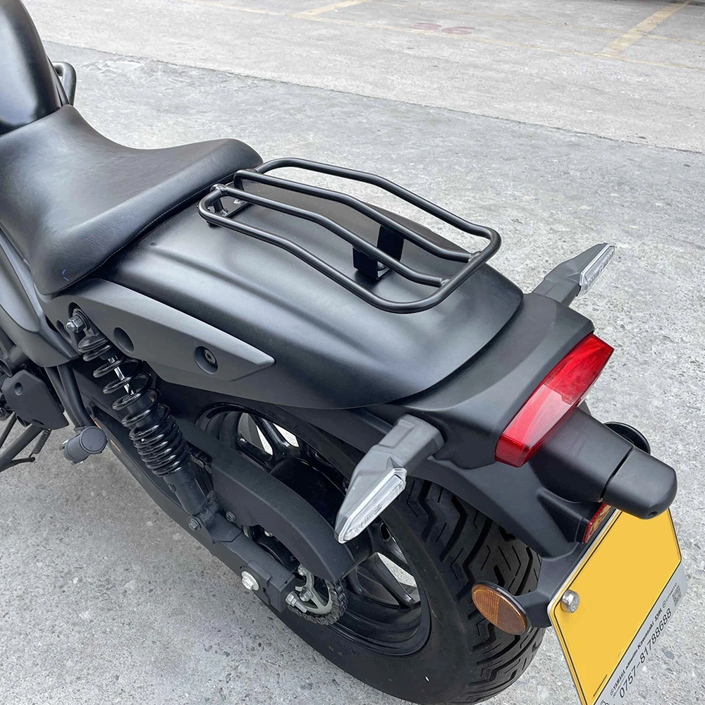 Eliminator500 Rear Luggage Rack Carrier Case Support Basket Holder Bracket for Kawasaki Eliminator 500 2024-2025