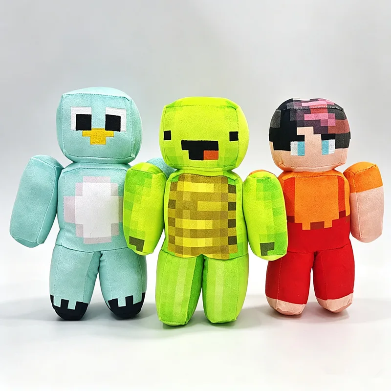 25cm for Minecrafte Game Plush Game Toys Cartoon Backpack Pendant Soft Stuffed Birthday Gift Dolls Toys