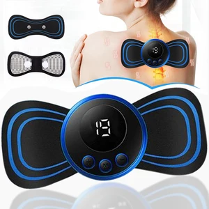 Mini Cervical Massager Elektronischer Impulsspiel von Massage auf der Rückseite zur Entlastung Muskelschmerzen Digitale Anzeigeanpassung 10 Hauptverkaufssalbe für Dolores Muscle - №2