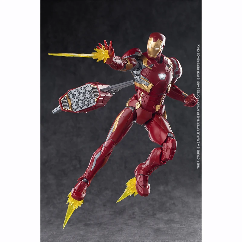 E-Model MK46 Iron Man MARK XL VI 1/9 Scale Plastic Model Kit Assembly Model Kit Action Toy Figures Gifts