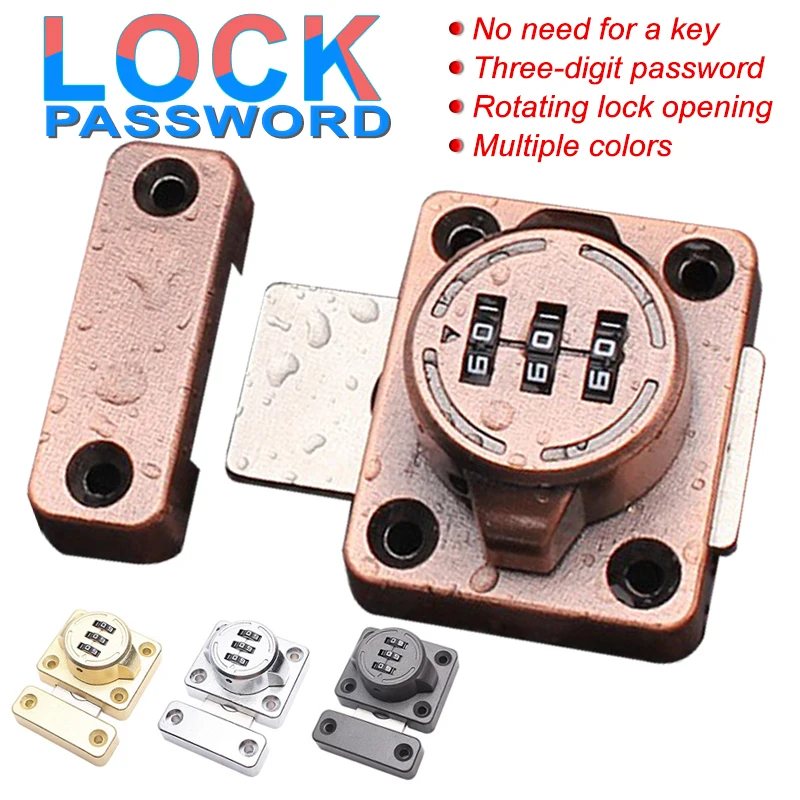 Schrank Schublade Riegel Schlösser Möbel Türschloss Hardware Schreibtisch Schloss Kleiderschrank Schrank Türschlösser Nachttisch Bücherregal Passwort Schloss