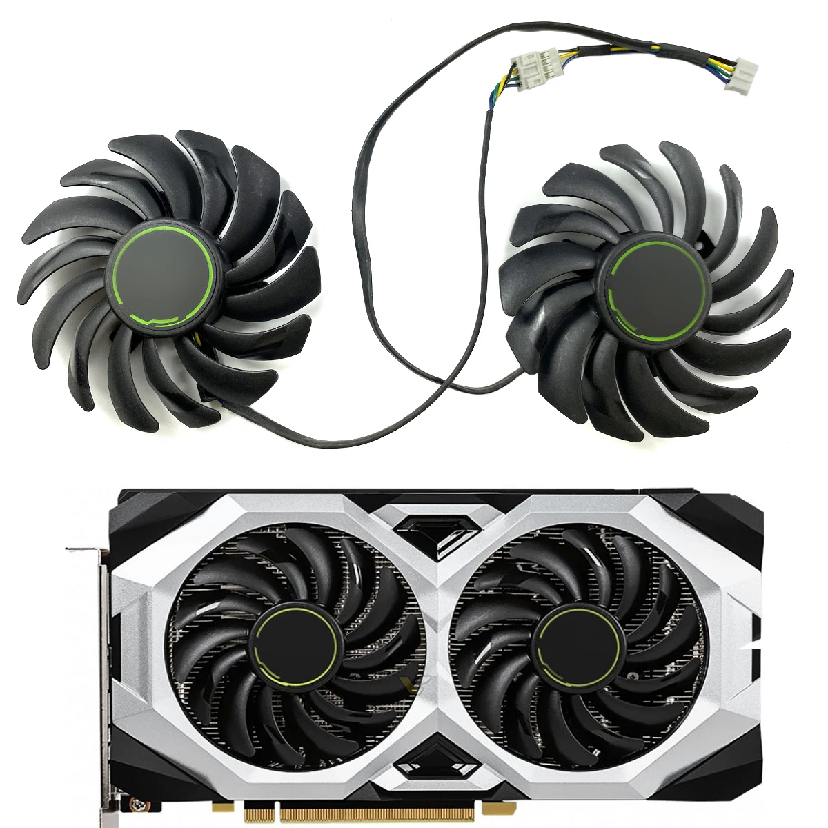 New For MSI GeForce RTX2060 SUPER VENTUS OC Graphics Card Replacement Fan PLD09210B12HH