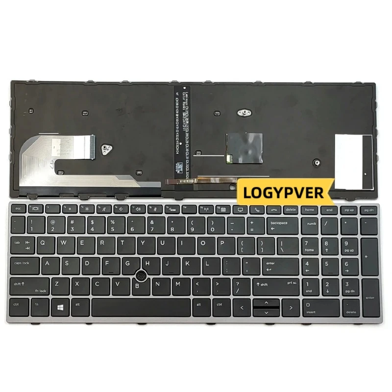 

For HP Elitebook 850 G5 855 G5 755 G5 750 G5 15U G5 Series Laptop Keyboard US English Backlit