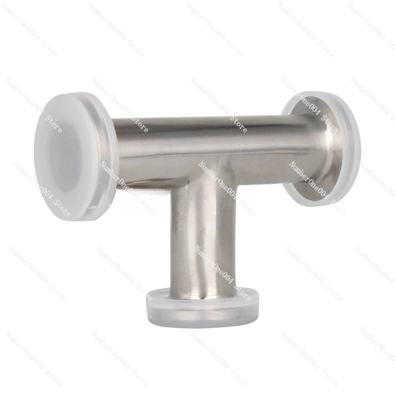 Applicable To 304 Stainless Steel KF High Vacuum Equal Diameter Tee NW Chuck Clamp 16 Snap 25 Pipe Fittings