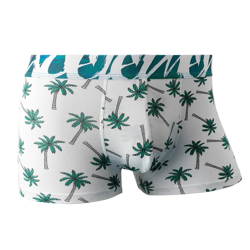 

5PCS Men's briefs, modal boxers, sexy prints, boxers, trendy youth, breathable shorts