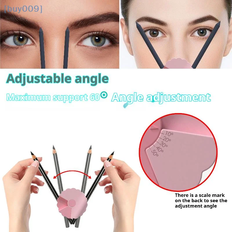 【buy009】سيليكون الحاجب الوشم استنسل Microblading التوازن تحديد المواقع الوشم قياس قالب العين الحاجب أدوات دائمة