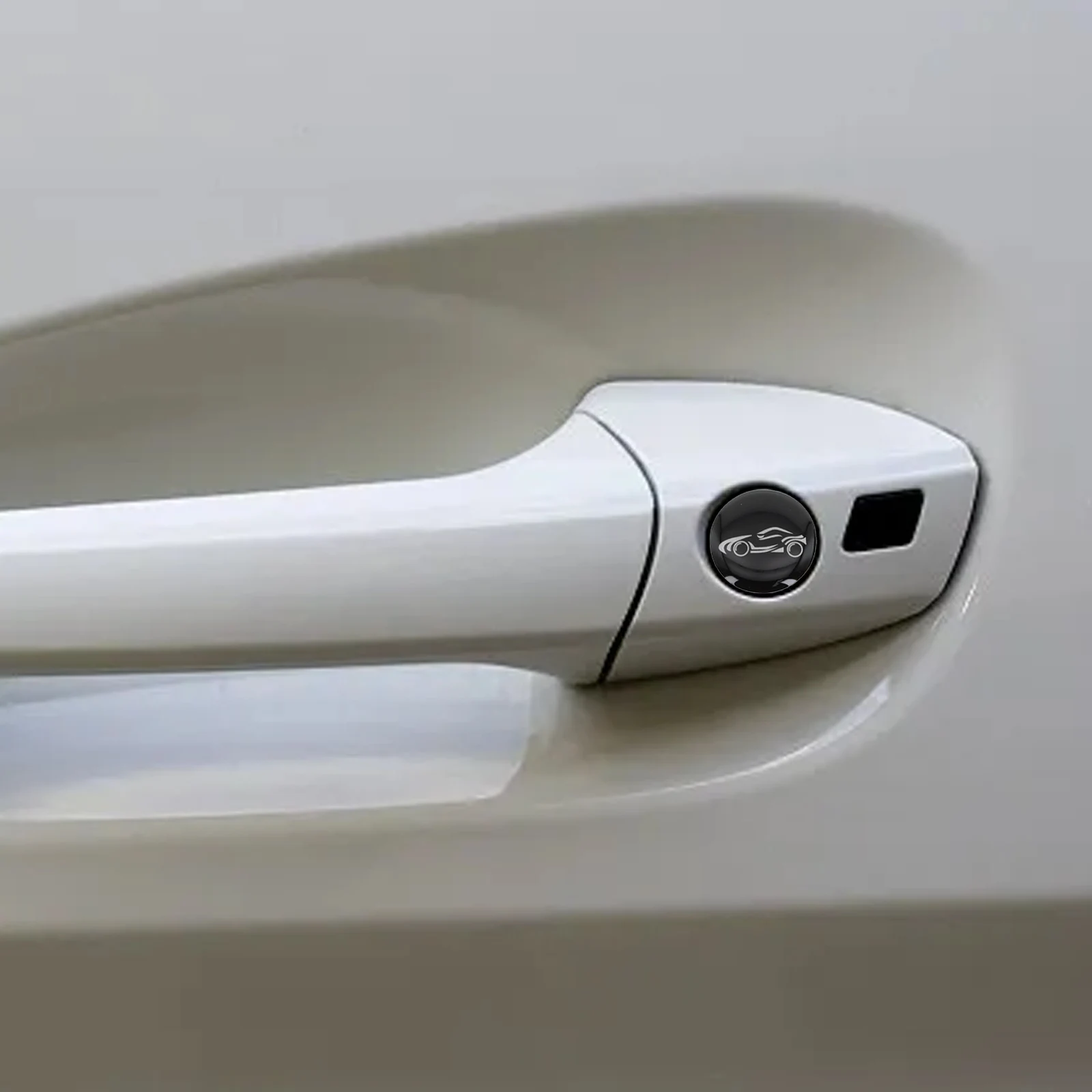 

Enhanced Appearance Key Hole Protection Sticker Decorative Accessory Long-lasting Scratch-resistant Car Decoration