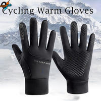 MuqiNush Winter Cycling Gloves Touch Screen Windproof Men and Women Warm Non Slip for Running for Hiking Mountaineering  Skiing