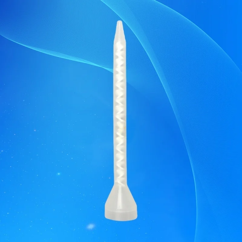 ‌MC05-24 Static Mixer Nozzle | High-Viscosity Two-Part Epoxy Mixing Tips with Bell Mouth Silicone Tube‌