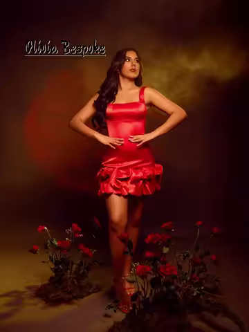 Cute Red Satin Spaghetti Aso Ebi Mermaid Prom Dress Pleat African Evening Party Gown Luxury Dress African Women 2025 Customized