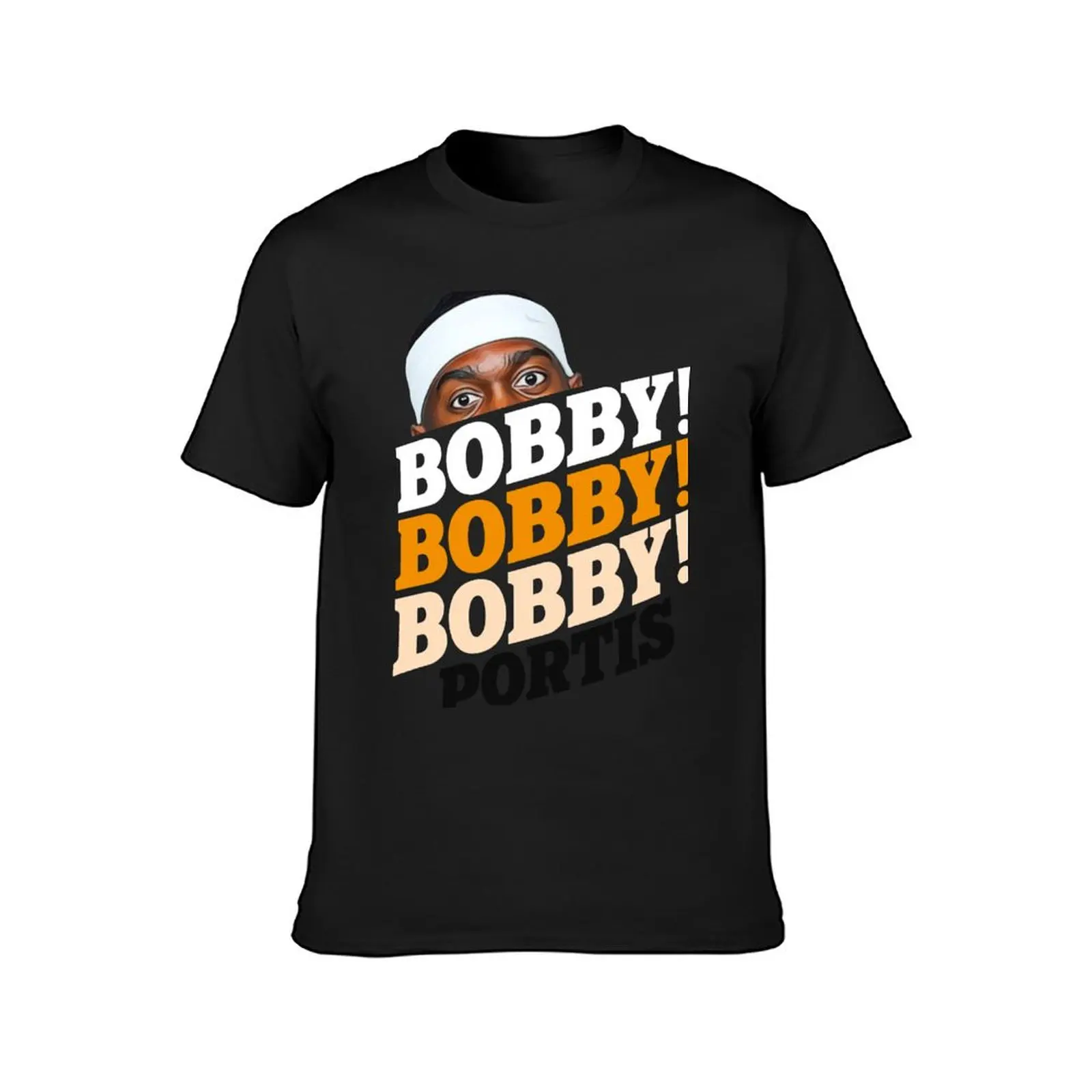 Bobby! Bobby! Bobby! Bobby Portis T-Shirt summer tops summer clothes funnys mens t shirt graphic