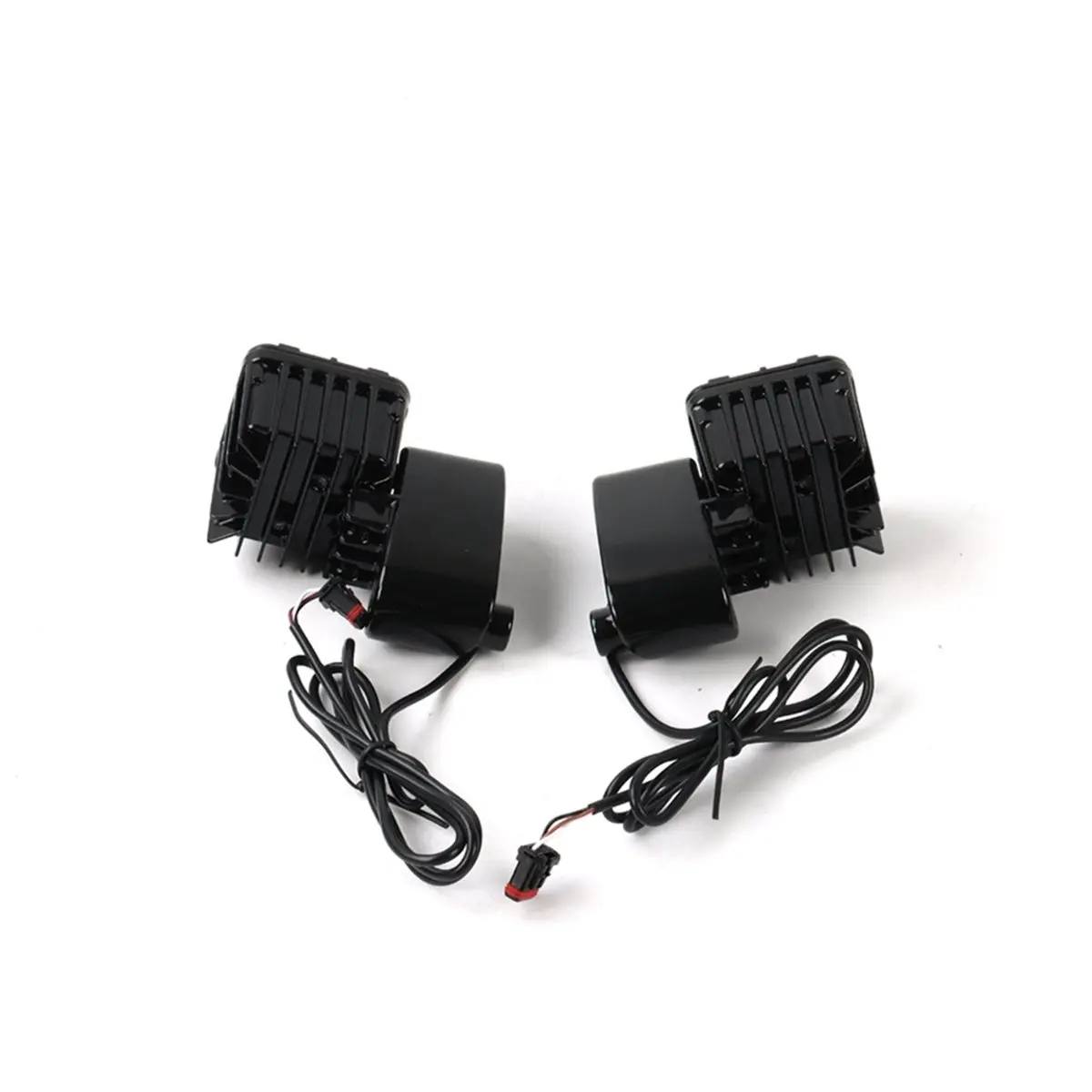 #27S (Black & Yellow)Motorcycle Shark Demon LED Front Turn Signals for Harley Road Glide,Automotive Parts & Accessories