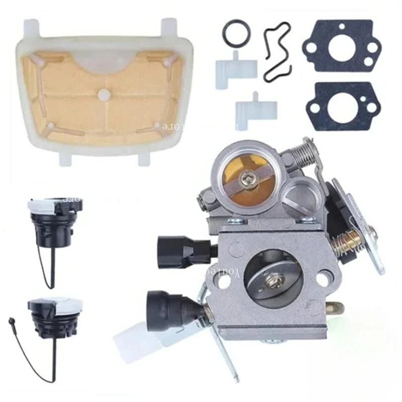 C1Q-S121C Carburetor W Air Filter for Stihl MS171 MS181 MS211 MS 181 171 211 Gas Chainsaw Fuel Filter Spark Plug 1139 120 1602