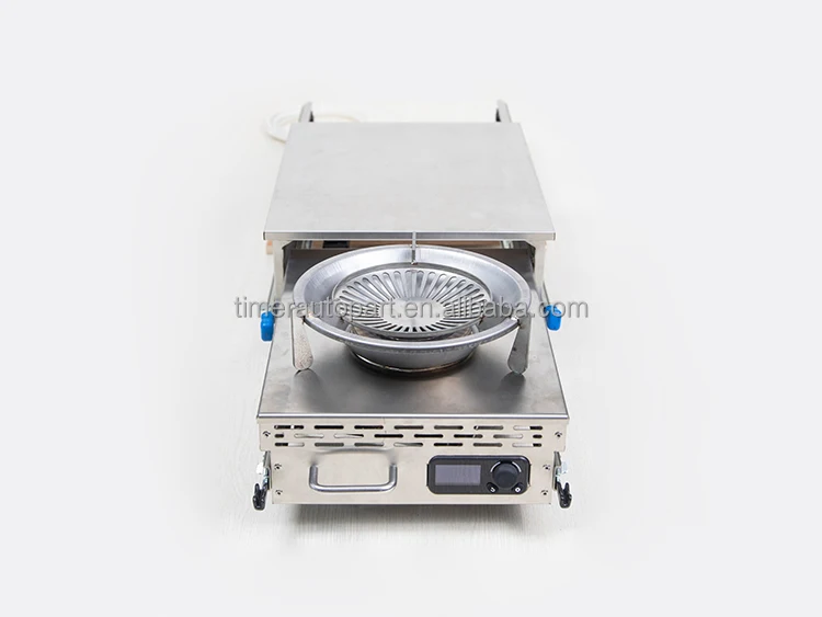 Small Portable 12V 24V Rv Sinks Retrofitted With Stainless Steel Pull Out Sink Cooktop Diesel Stove Outdoor Kitchens For Touring