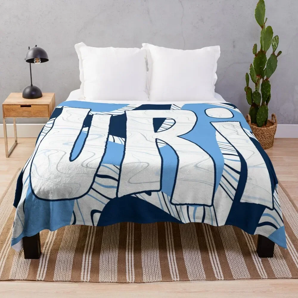 

URI funky fresh waves Throw Blanket For Decorative Sofa Blankets For Baby Soft Plaid Thin Blankets