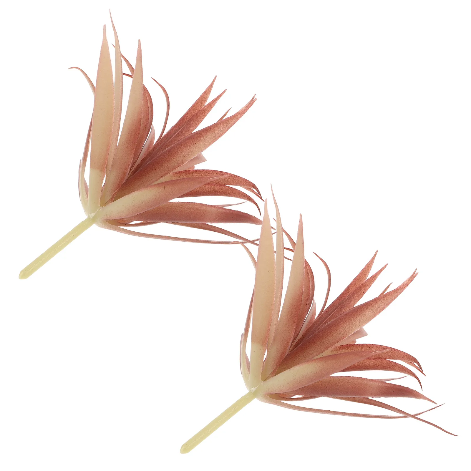 

2Pcs Simulation Succulent Plants Artificial Unpotted Decorative Plastic Fake Succulents Indoor Mini Bonsai Greenery for Home