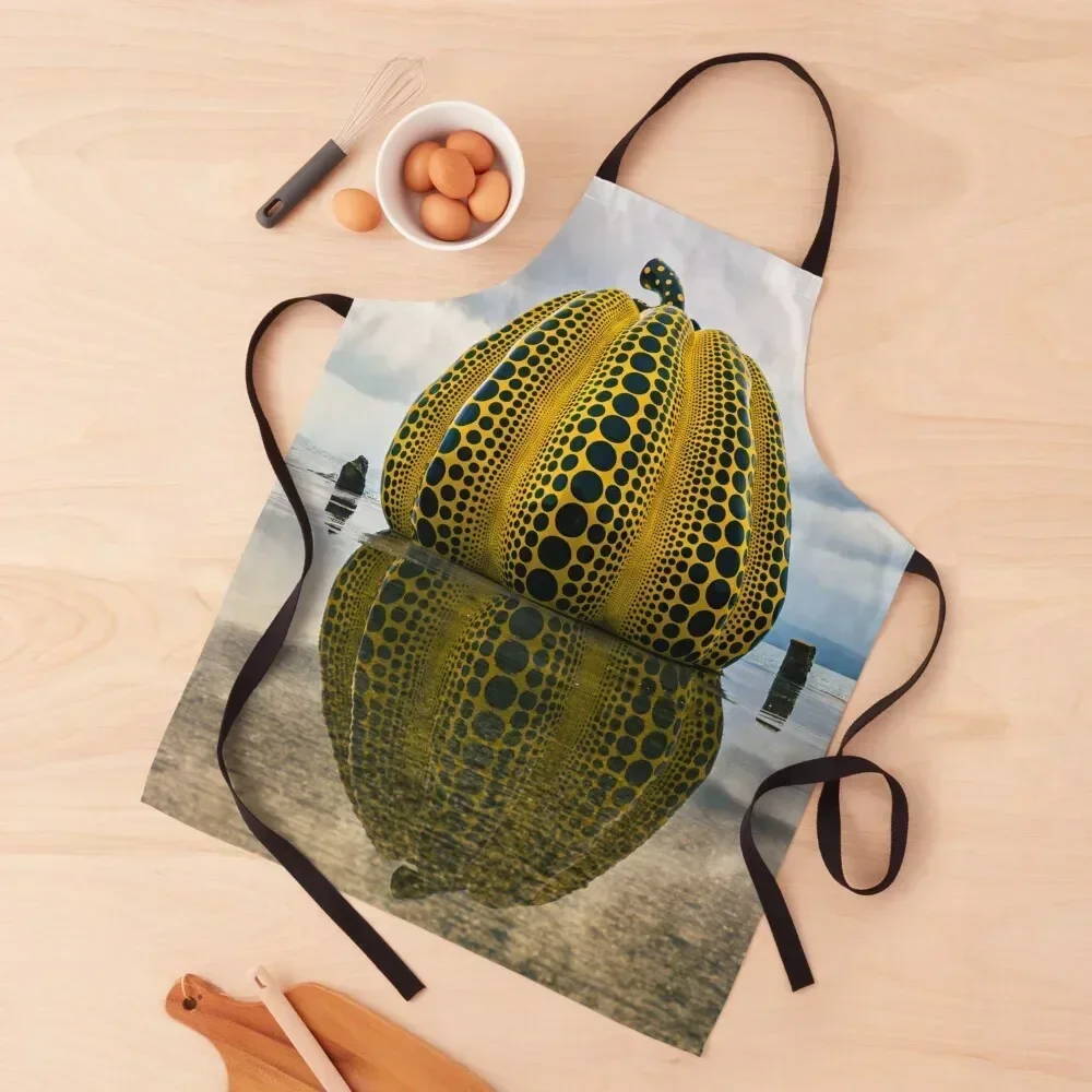

Giant Pumpkin - Shallow Water, Deep Reflection Apron All For Kitchen And Home Waterproof Kitchen For Women Barista chefs Apron