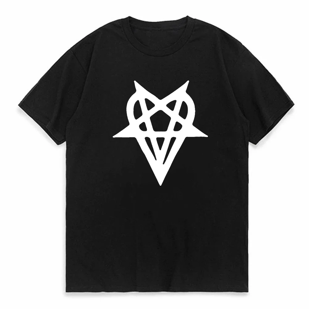 Destroy Lonely X Naivement Heartagram T Shirt Opium No Stylist Print Men Women Tshirt cool Fashion Sweatshirt Streetwear Tops